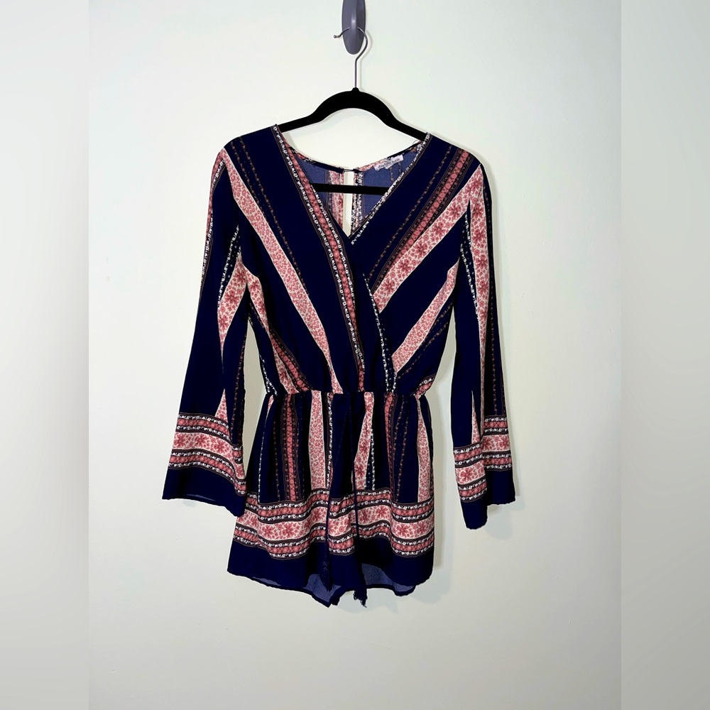 Womens Long Sleeve Romper